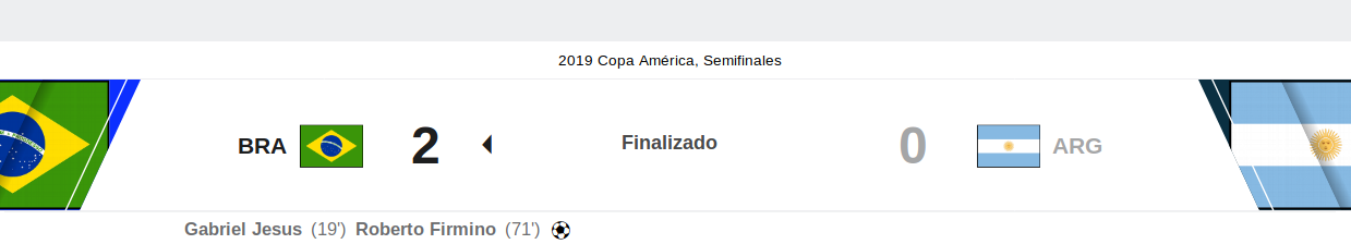 Brasil victoria gloriosa ante Argentina.